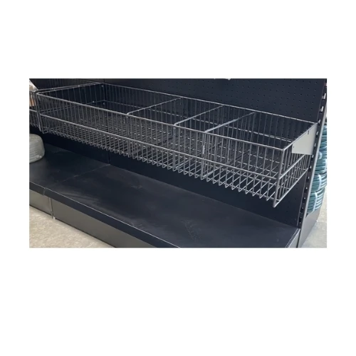 Display Rack Whire Basket Divider