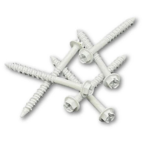 Conc Screw Hex White