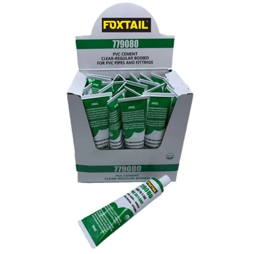 Glue Pvc Clear 50Ml X24